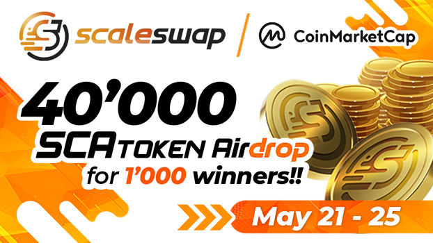 Scaleswap and CoinMarketCap Airdrop