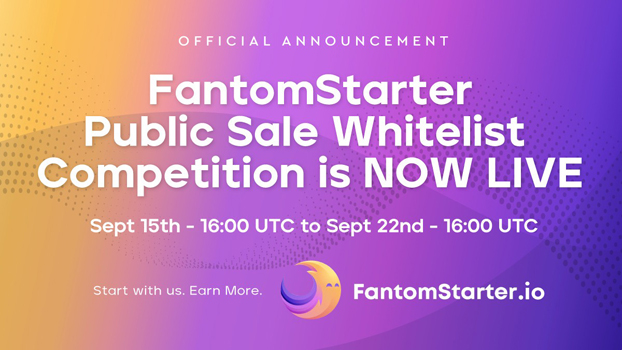FantomStarter Public Sale Whitelist