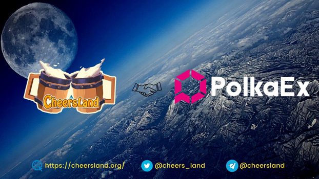 New strategic partner of CheersLand: PolkaEx